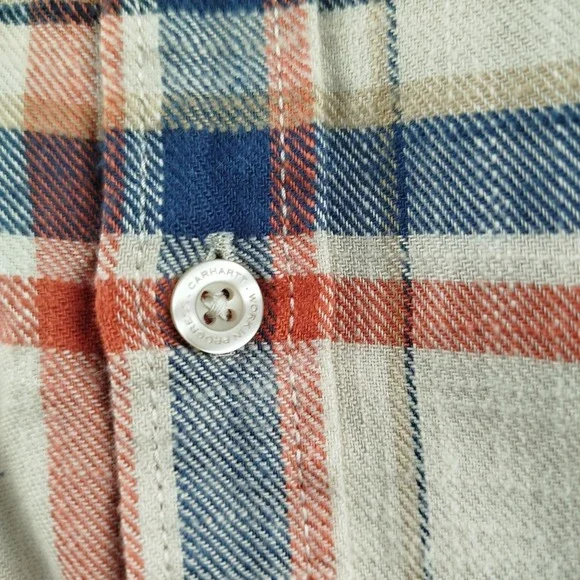 Carhartt WIP Work In Progress L/S Swenson Flannel Shirt Mens XL Multicolor